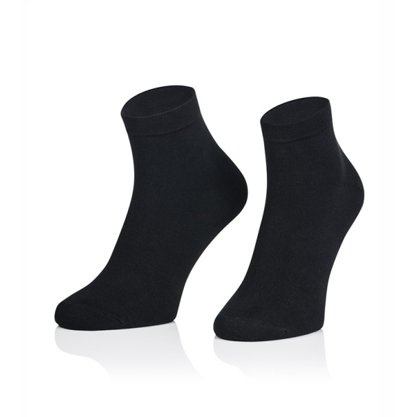Krótkie skarpetki bawełniane gładkie - zakostki GRAFIT