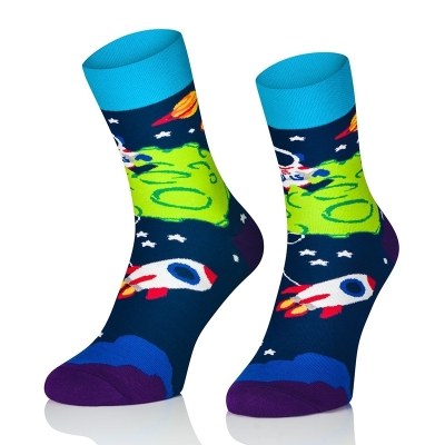 Intenso vysoké veselé ponožky Kosmos