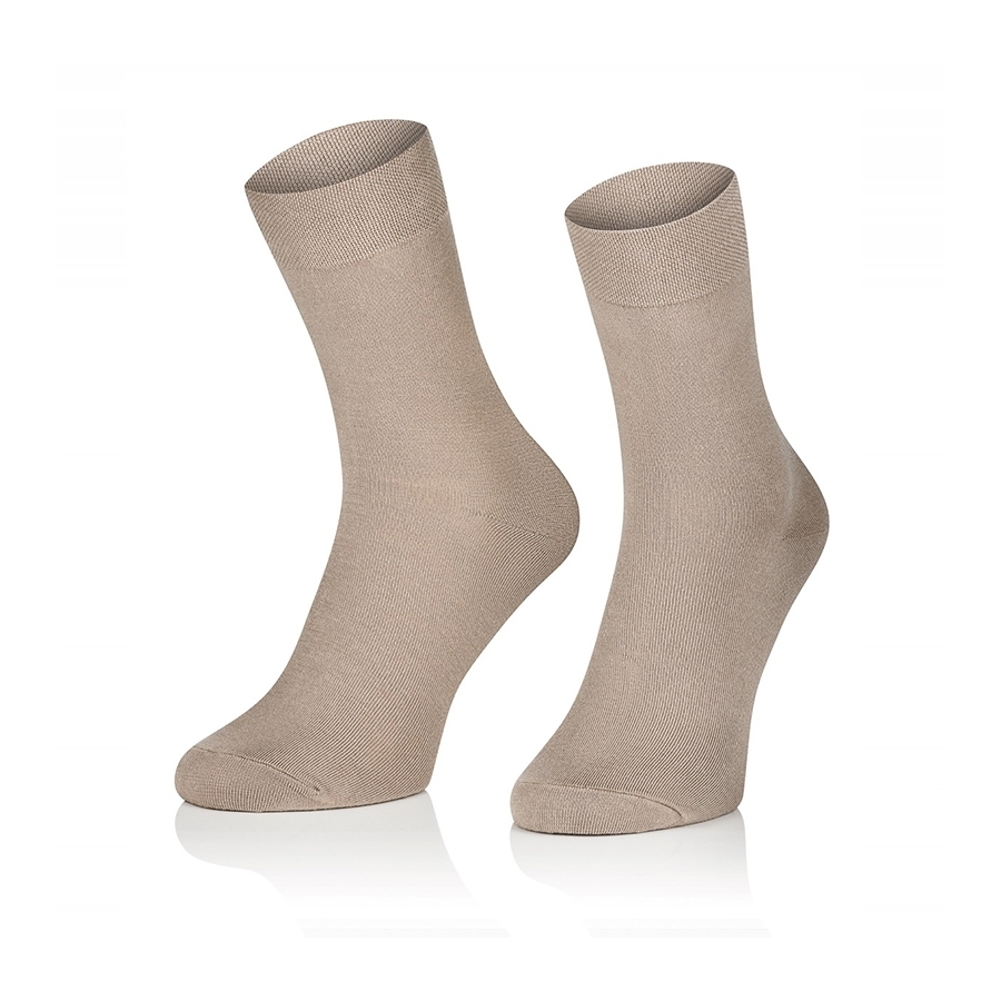 SKARPETY BAMBUSOWE MĘSKIE BEŻ