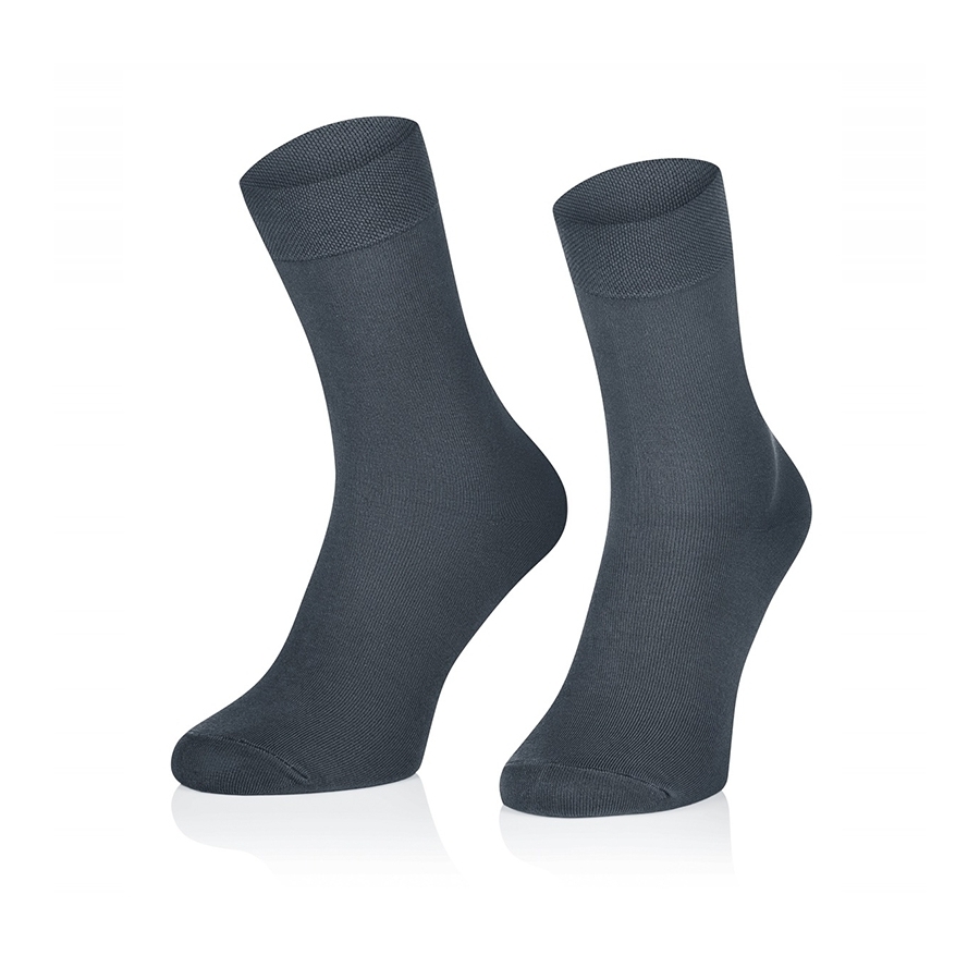 SKARPETY BAMBUSOWE MĘSKIE SZARE