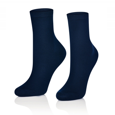 SKARPETY BAMBUSOWE DAMSKIE GRANAT