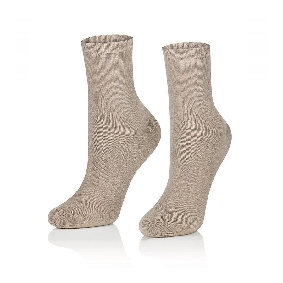 SKARPETY BAMBUSOWE DAMSKIE BEŻ