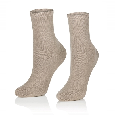 SKARPETY BAMBUSOWE DAMSKIE BEŻ