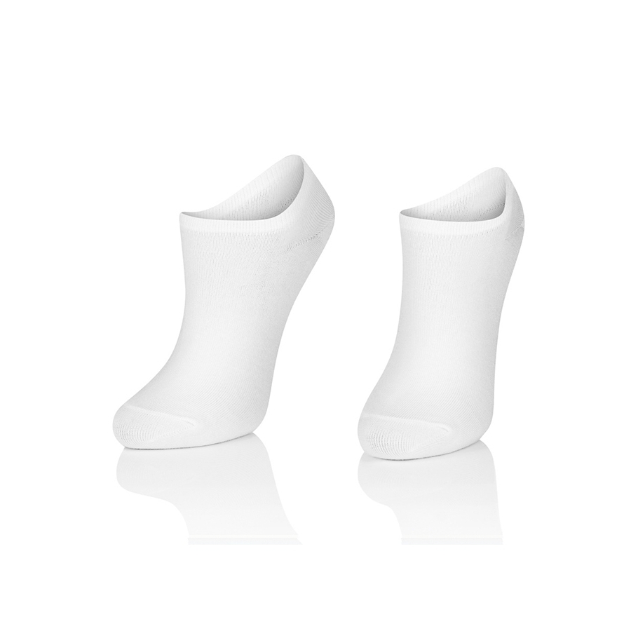 Intenso dámské bambusové nízké ponožky - bílé