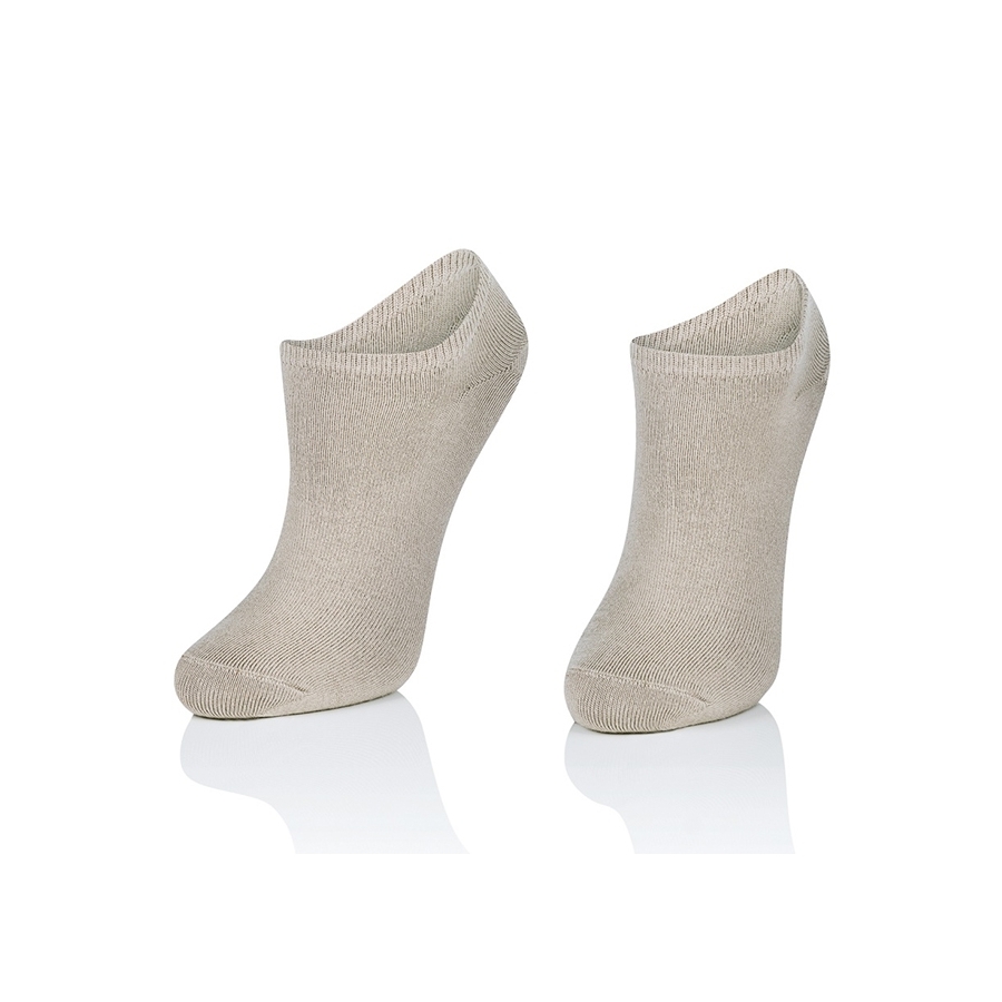 STOPKI BAMBUSOWE DAMSKIE JASNY BEŻ