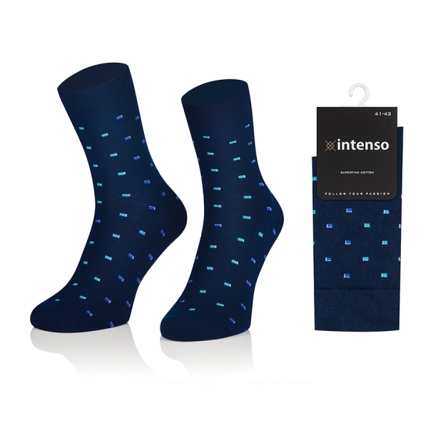 ELEGANCKIE SKARPETY MĘSKIE WE WZORY WZ8