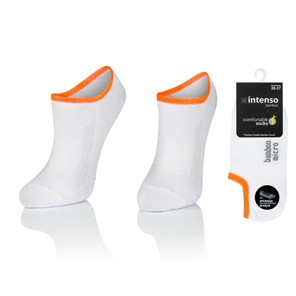 MICRO STOPKI Z WŁÓKNA BAMBUSOWEGO Z APLIKACJĄ SILIKONOWĄ W PIĘCIE + JONY SREBRA ART. 1269 WZ7