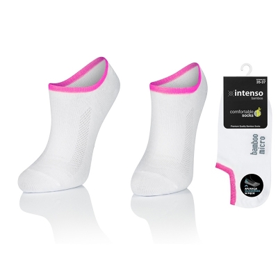 MICRO STOPKI Z WŁÓKNA BAMBUSOWEGO Z APLIKACJĄ SILIKONOWĄ W PIĘCIE + JONY SREBRA ART. 1269 WZ8